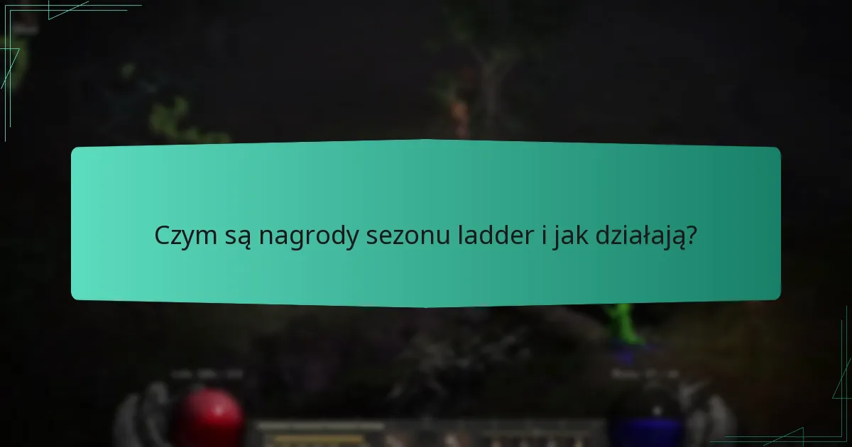 Jak osiąga się zrównoważenie nagród w sezonach ladder?