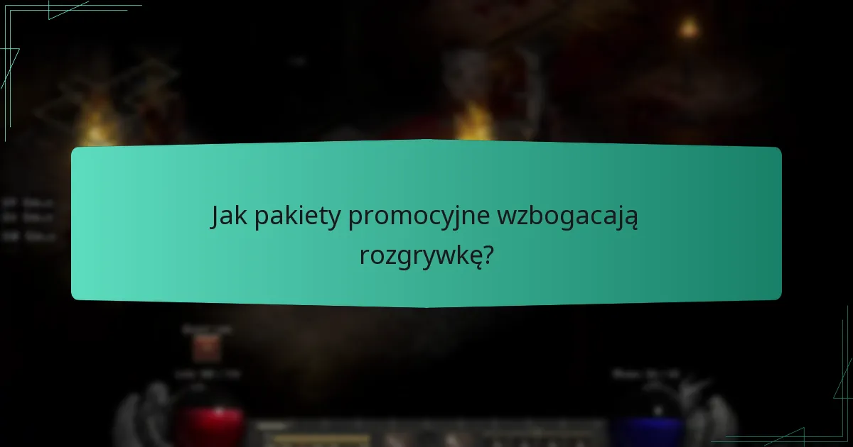 Jak pakiety promocyjne wzbogacają rozgrywkę?