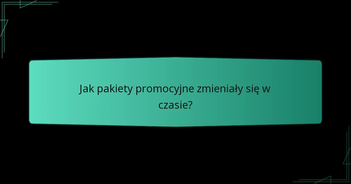 Jaki jest wpływ pakietów promocyjnych na społeczność?